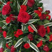 Casket Spray - Rose & Carnation