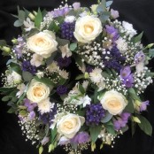 Wreath - Lilac, Purple & White