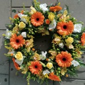 Wreath - Orange & Yellow